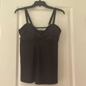 NWT Tankini Top, black